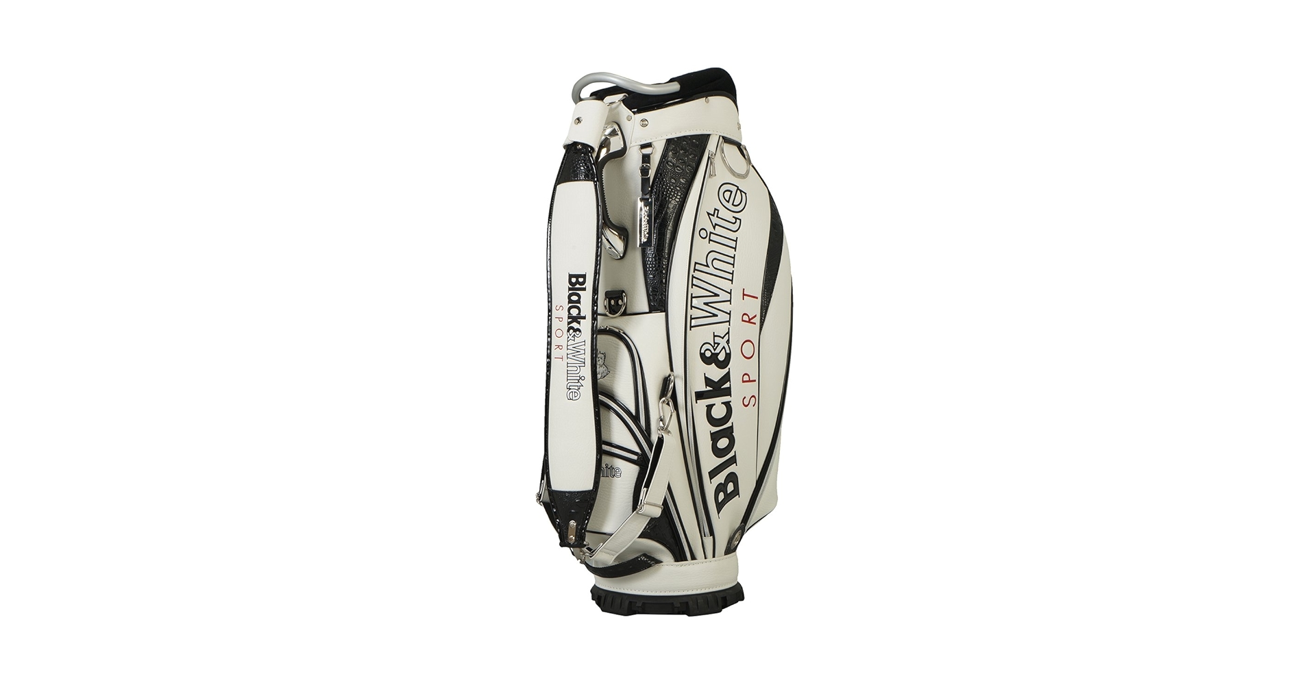 Amazon | ブラック＆ホワイト(Black＆White) キャディバッグ 9.5