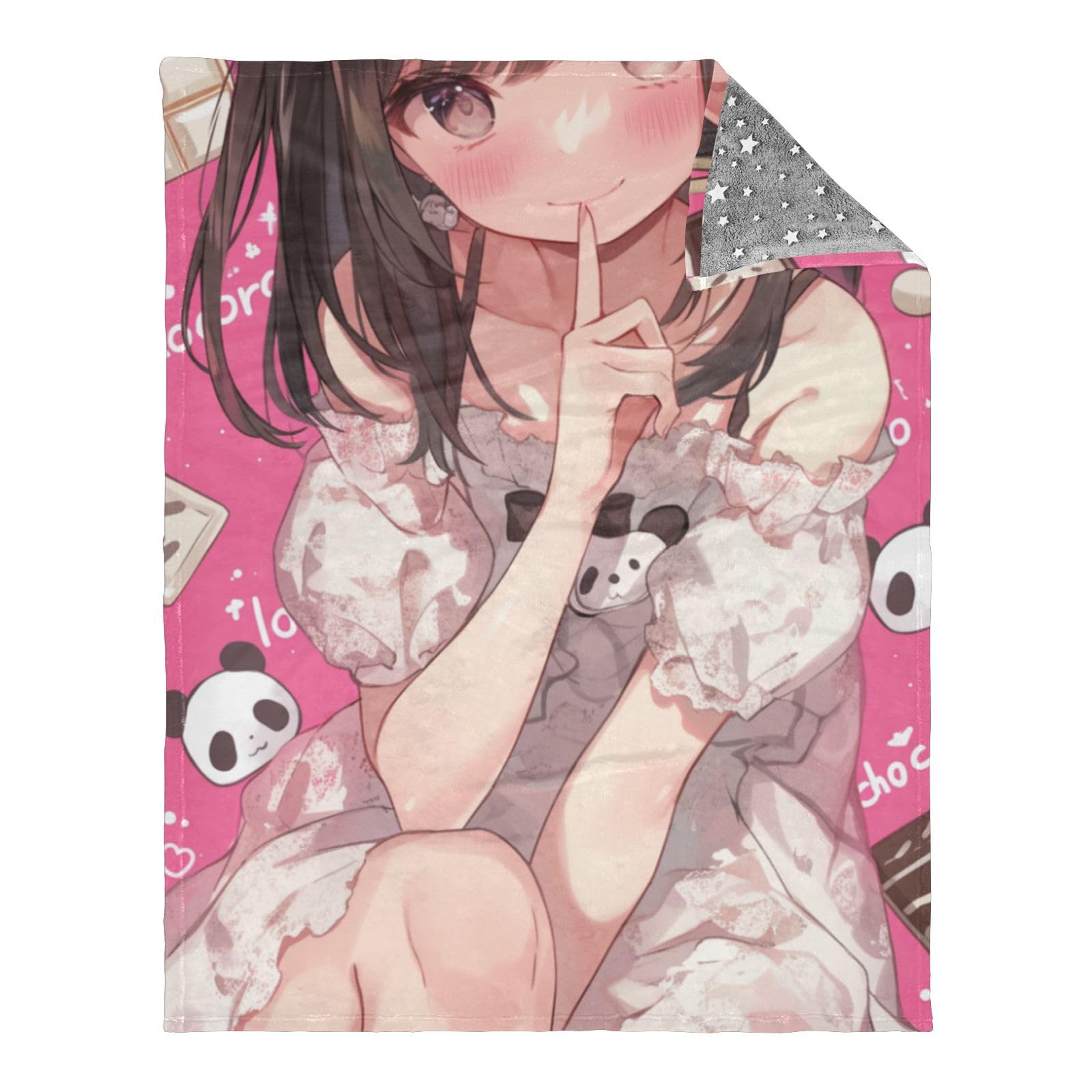 Couverture manga pêche confortable : plaid canapé idéal soirée cocooning