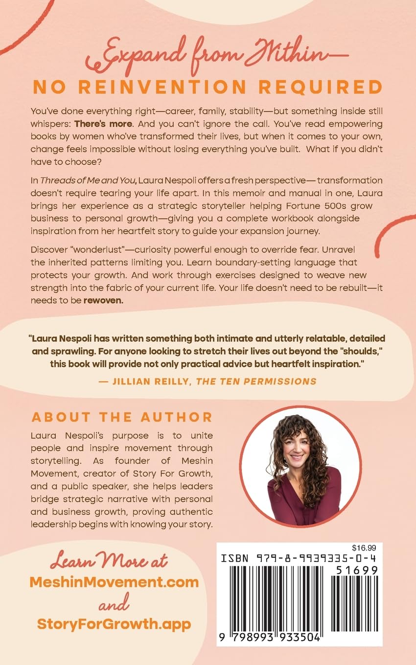 Threads of Me and You: Unravel Your Limits and Weave Growth from Within      Paperback – May 27, 2026