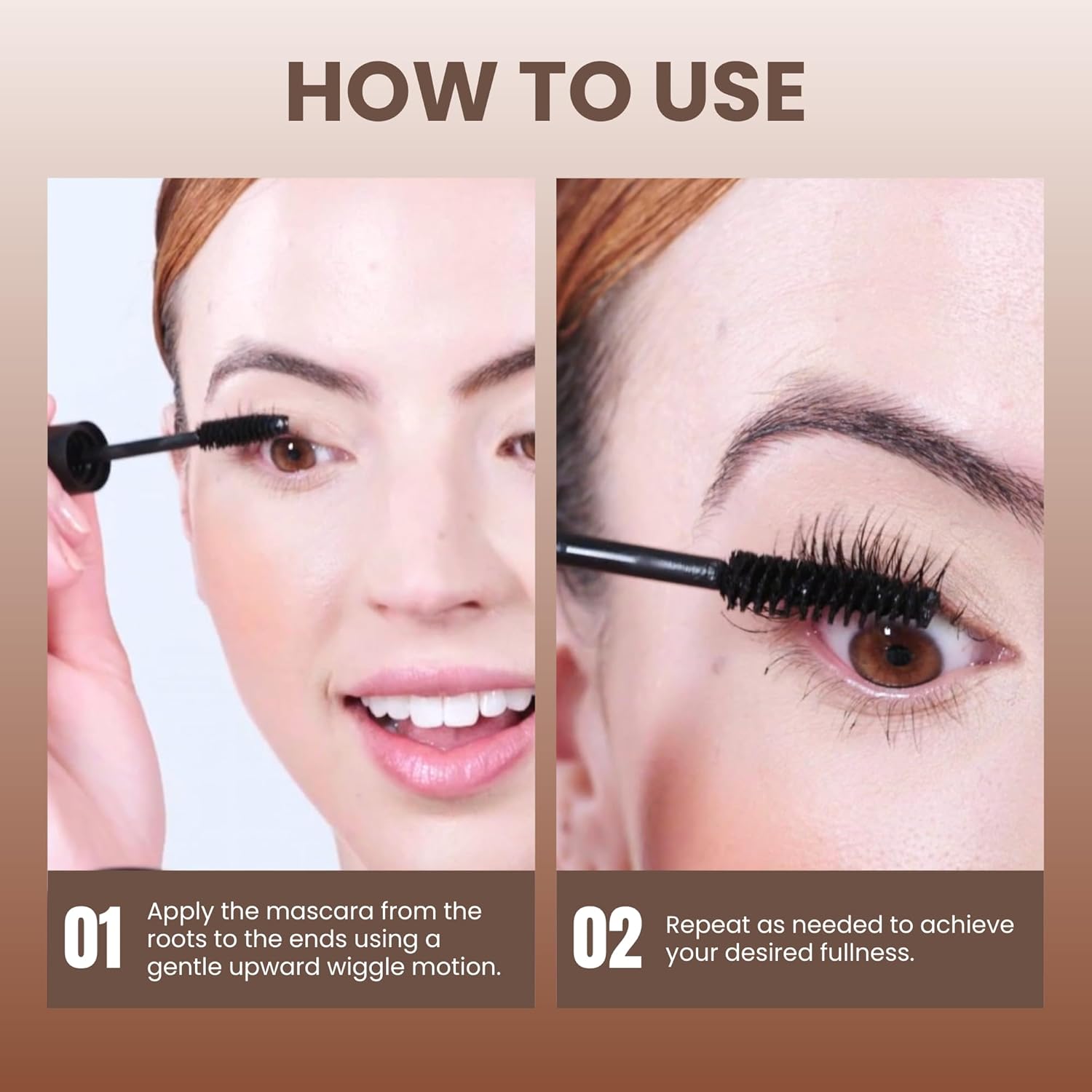 POISE Makeup HD Mascara Water-Resistant Formula | Extended Volume Fullness and Lash Definition Humidity and Smudge-Proof Eye Lashes Mascara, Black - Image 7