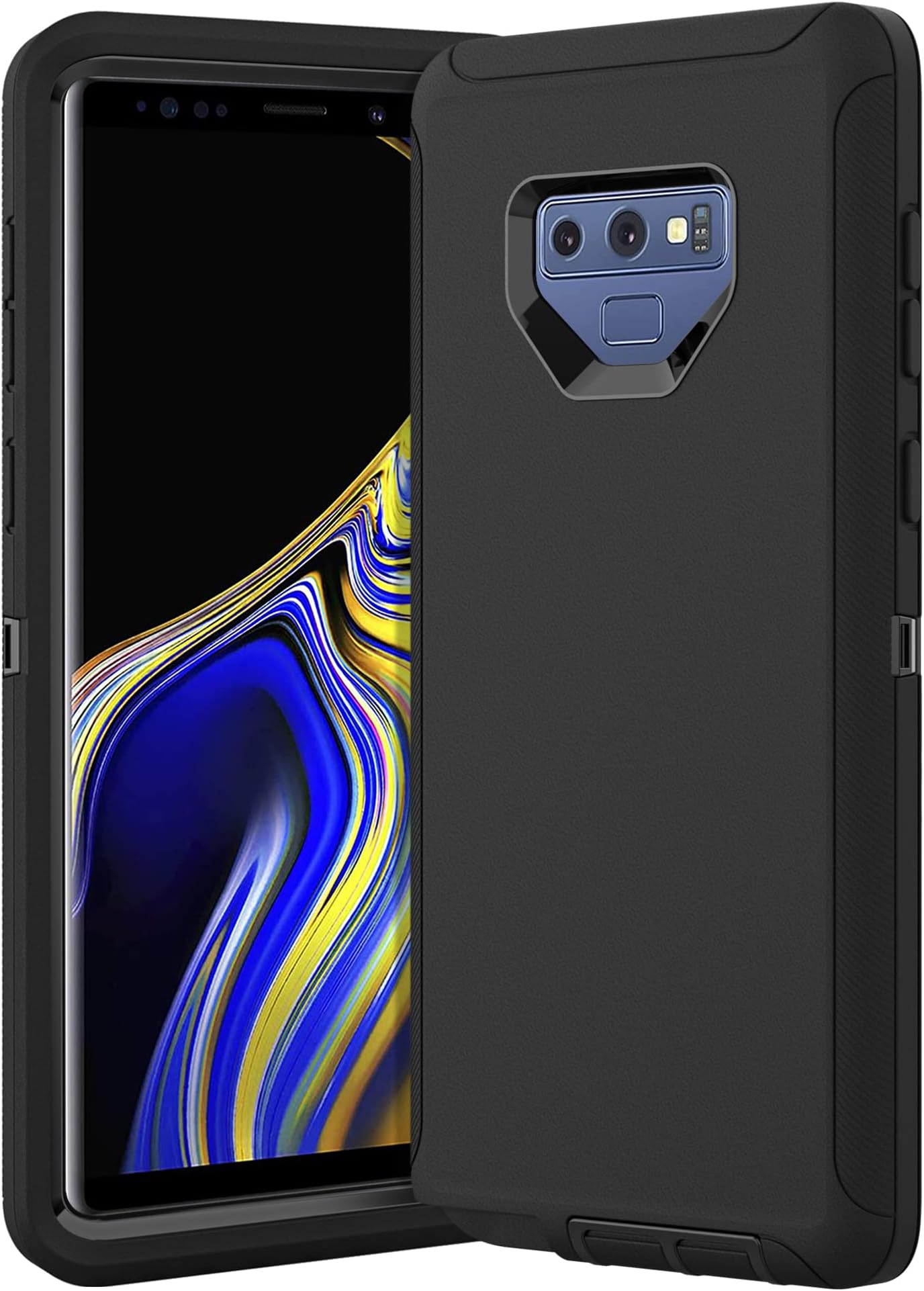 for Samsung Galaxy Note 9 Case,Dropproof Shockproof Heavy Duty Protective for Samsung Note 9 Case, 6.4 Inch(Black)