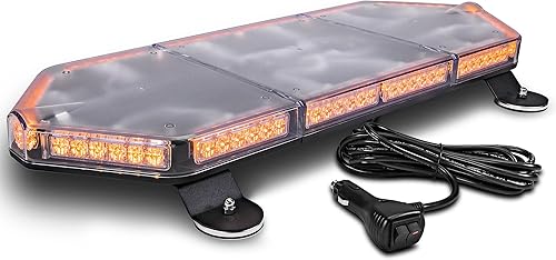 LAMPHUS - Luz estroboscópica NanoFlare NFMB40 de emergencia (LED, 40 W), color azul, 26", Ambar