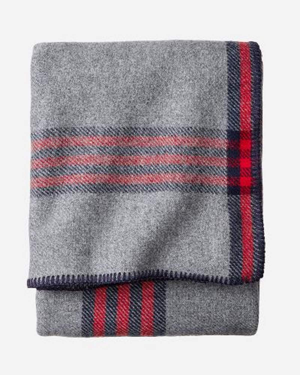 Pendleton EcoWise Camp Plaid XL Twin Blanket Home & Kitchen
