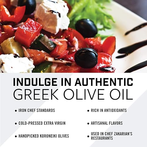 Miniatura 4 de Zakarian: Aceite de oliva de salvia extra virgen prensado en frío, hecho de aceitunas griegas orgánicas y salvia, 8.5 fl oz, ultra premium, baja