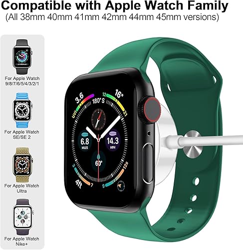 Vista 17 de Cargador magnético de carga rápida para Apple Watch, carga inalámbrica magnética compatible con iWatch Series Ultra/10/9/8/7/6/SE/SE2/5/4-[3.3 pies]