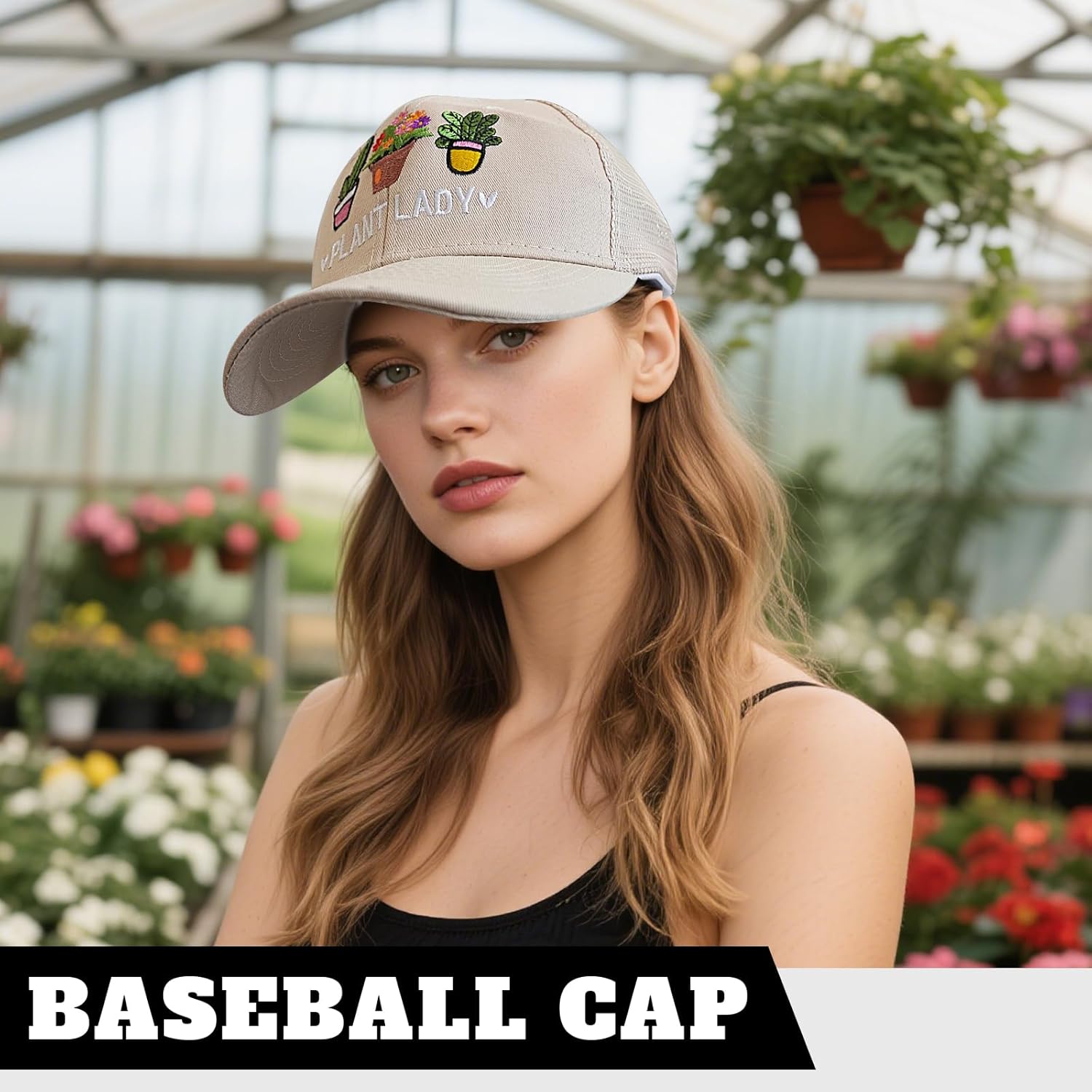 Gardening Hat for Gardening Gifts for Women Adjustable Embroidered Baseball Cap for Gardeners Women or Wife Mom - Image 5
