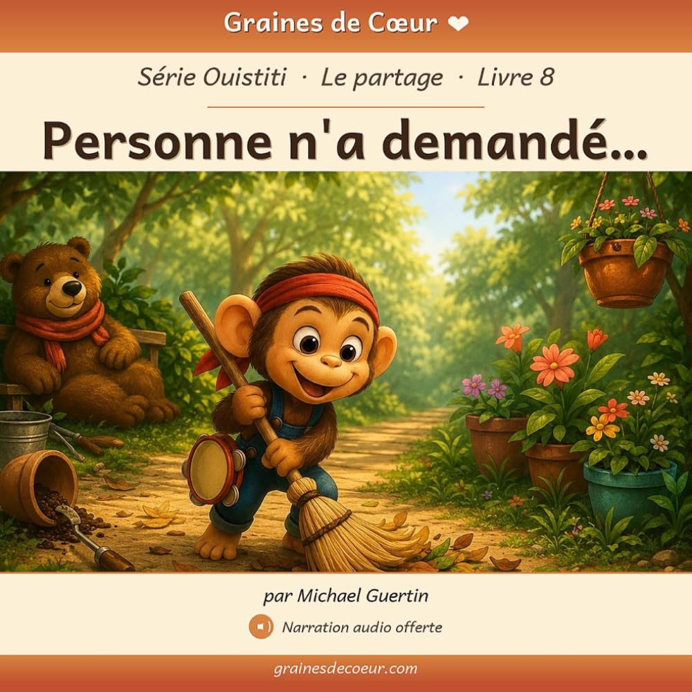 Personne n'a demandé…: Une histoire de partage avec Ouistiti (Graines de Cœur — Ouistiti)