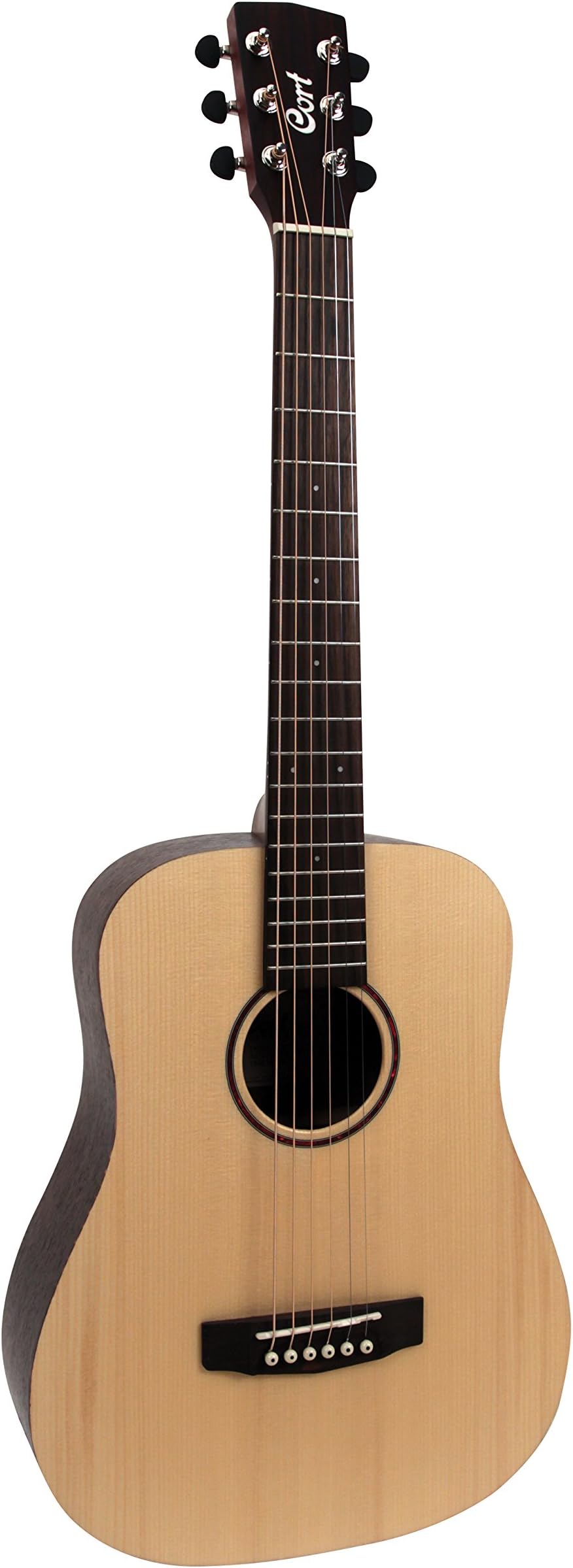 Cort EARTHMINIFOP 3/4 Dreadnought Acoustic-Electric Guitar, Solid Adirondack Spruce Top