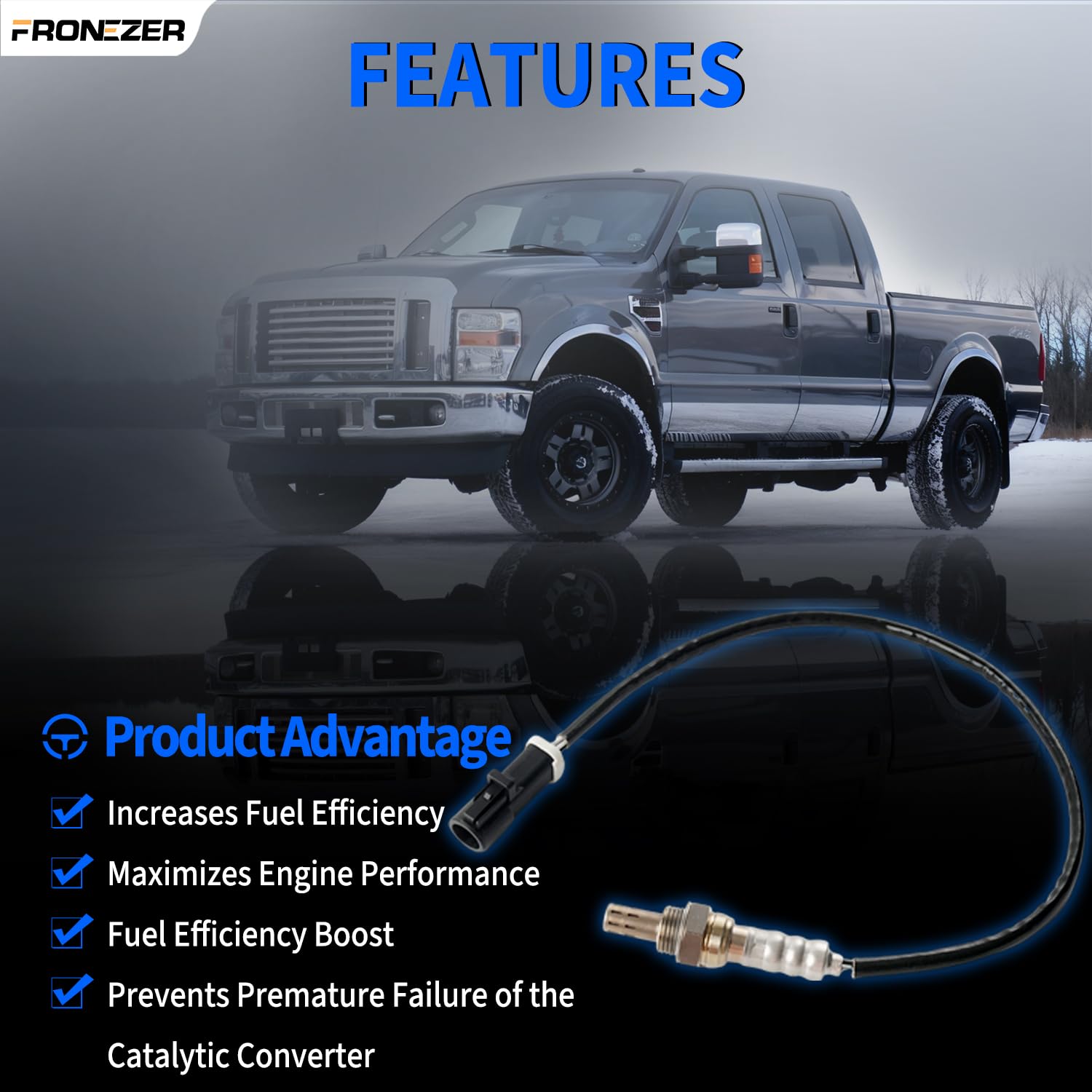 4PCS Oxygen Sensor Upstream Downstream O2 Sensor Compatible with Ford F150 F250 Ranger Expedition Explorer Escape, Mazda Tribute, Lincoln & More Replace# 15716,15717,15718, 15719,ZZC318861