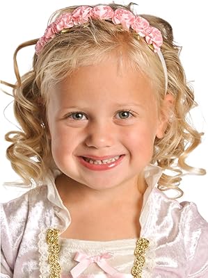 Little Adventures Pink Rose Headband Dress Up Accessory