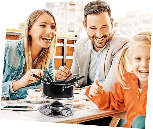 Miniatura 2 de 1 Unidades de Olla de Chocolate Queso Melting Pot Fondue Chocolate Queso Placa Mantequilla Fondue Queso Fondue Camping Bowl Herramientas Eléctricas