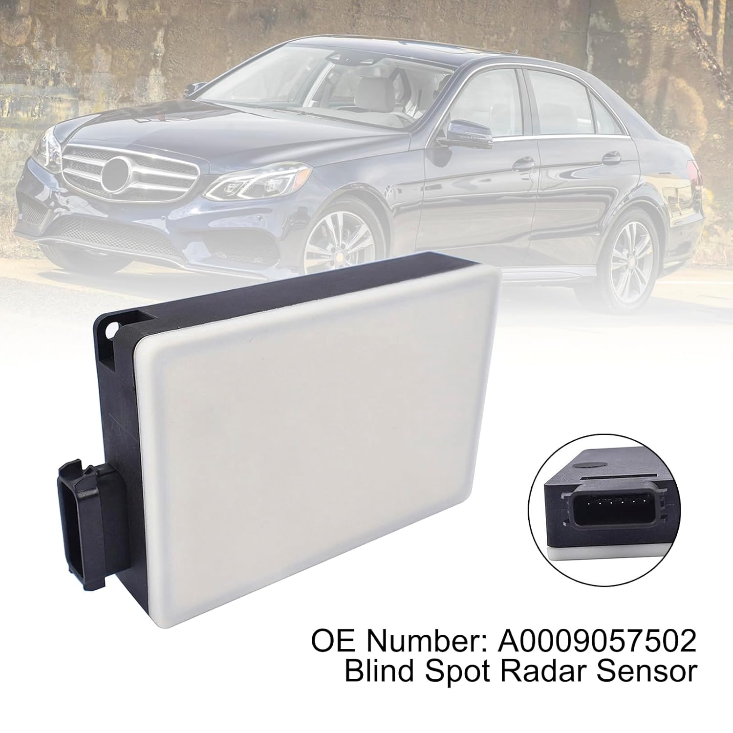 Areyourshop Blind Spot Radar Sensor A0009057502 for Benz W212 2014-2016 A0009018802 A00090222617