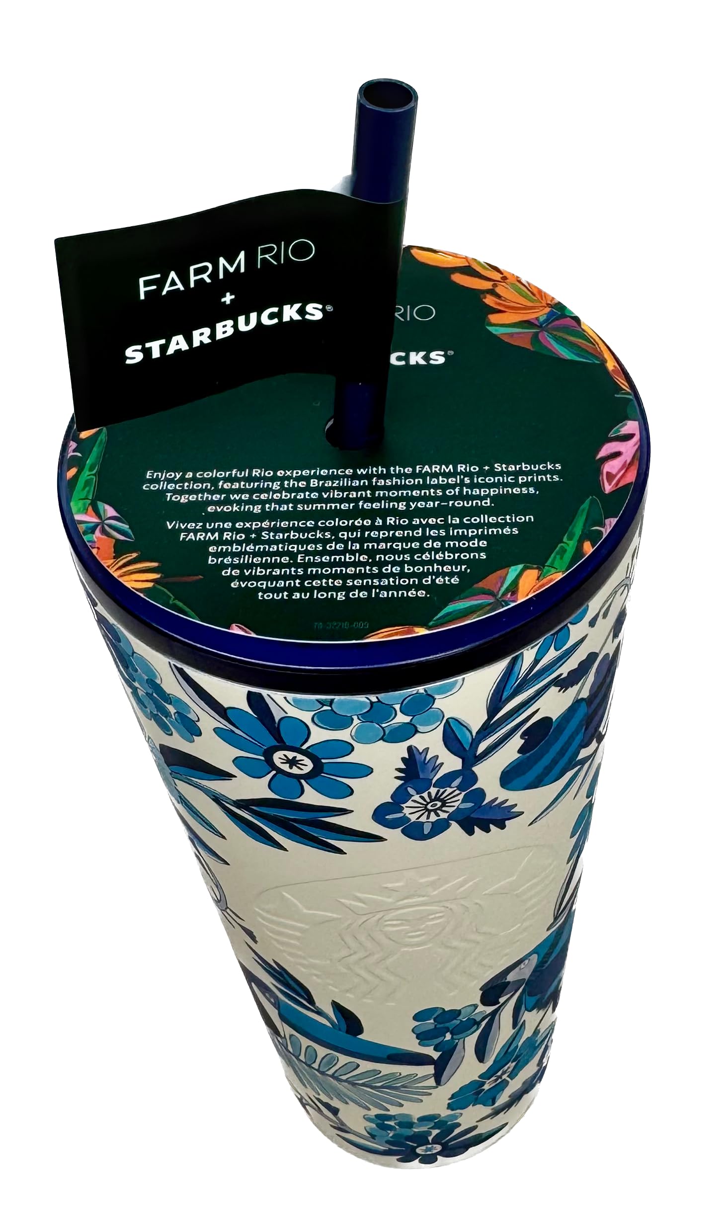 Starbucks Copo frio FARM Rio 2025 Lenço, 680 g | Amazon.com.br