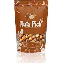 Honey Roasted Macadamia Nuts   Creamy Roasted Macadamias Coated in Natural Honey | Sweet & Crunchy Snack | Vegetarian Friendly | Multi-Pack Available 250g