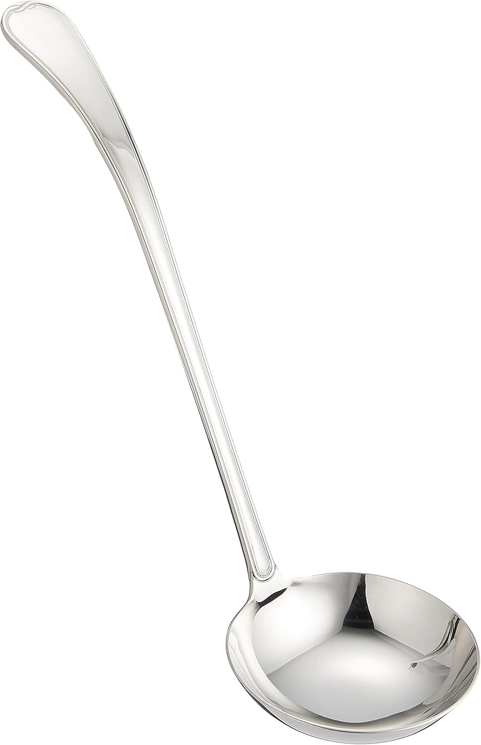 Endoshoji OUI01047 Commercial Wintham Soup Ladle (Large), 4.2 fl oz (120 cc), 18-12 Stainless Steel, Made in Japan