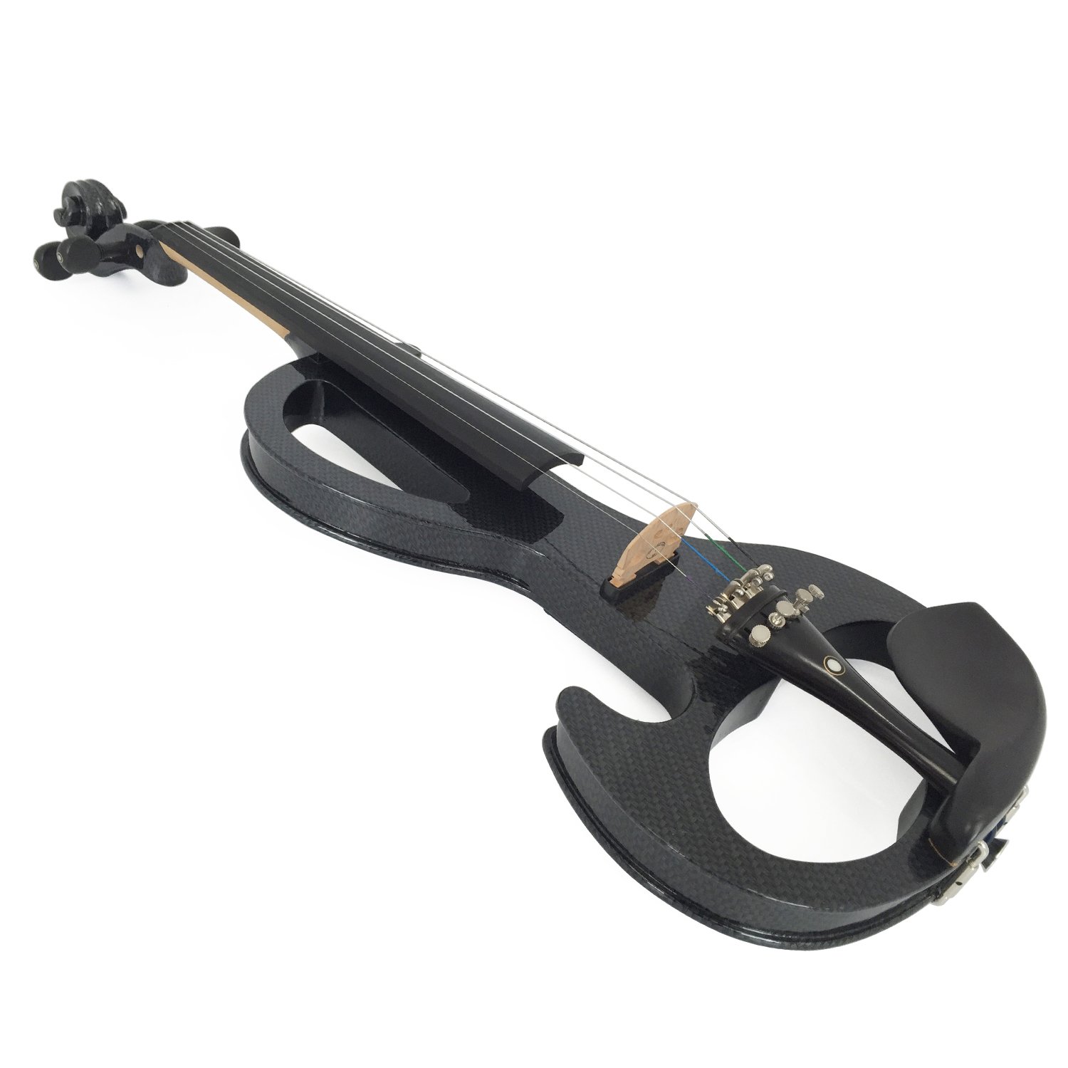 Aliyes Violino elettrico in legno 4/4 Advanced intermedio elettrico silenzioso (fibra di carbonio) (ALKIT-005), ALDSZA-1311