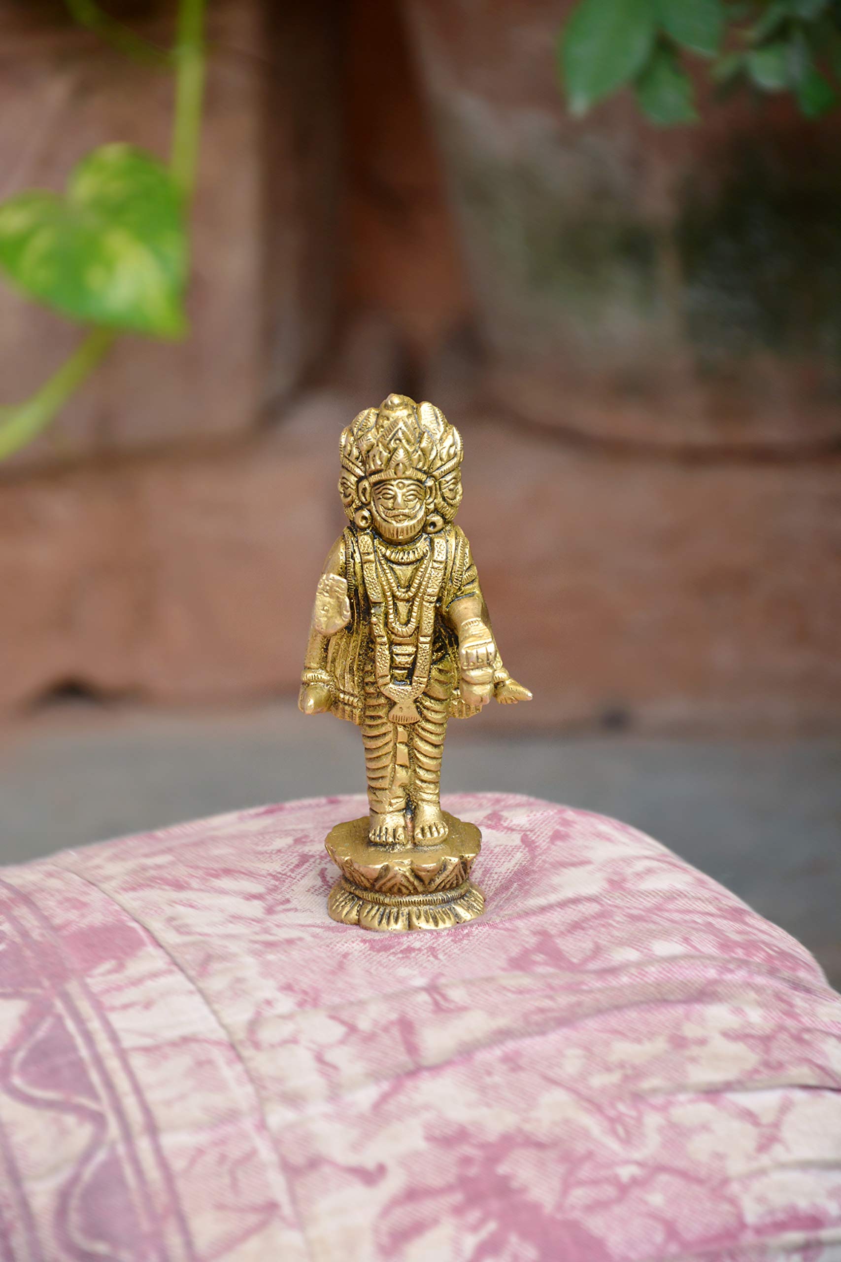 Bharat Haat Brahma God Brass Collectible Handicraft Small Art ™BH06721