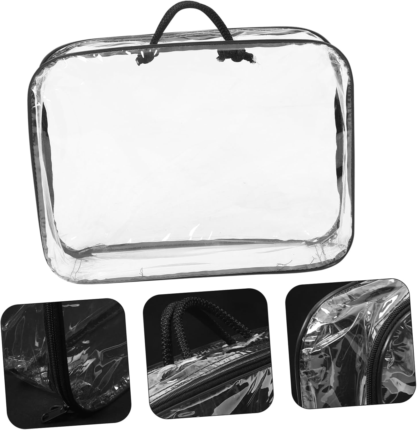 Hemobllo Lightweight Pvc Bag for Toys Book Storage Case Multi-purpose Organizer for Home Bedroom Bathroom