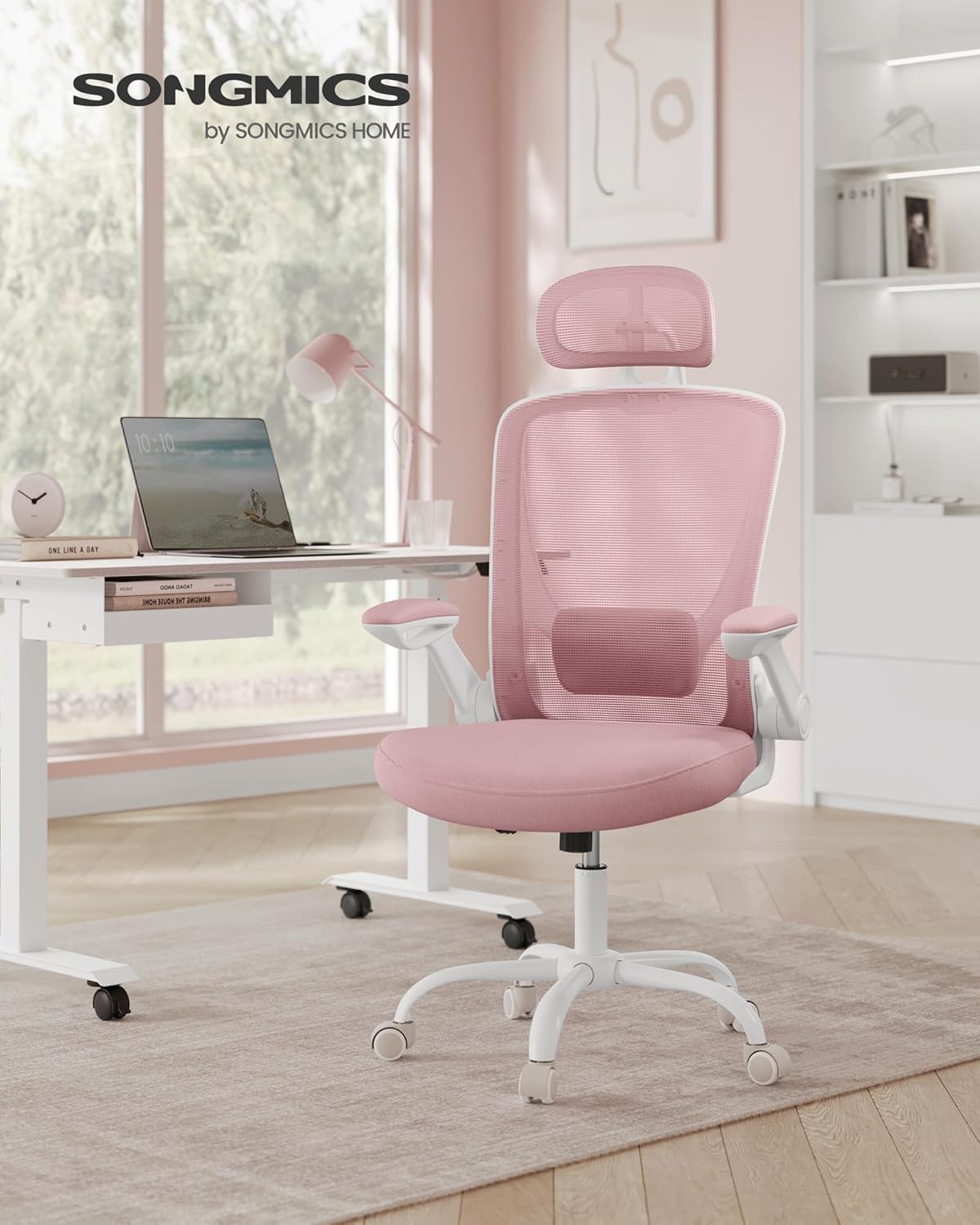 SONGMICS OBN047R01 Office Chair in a modern office setting.