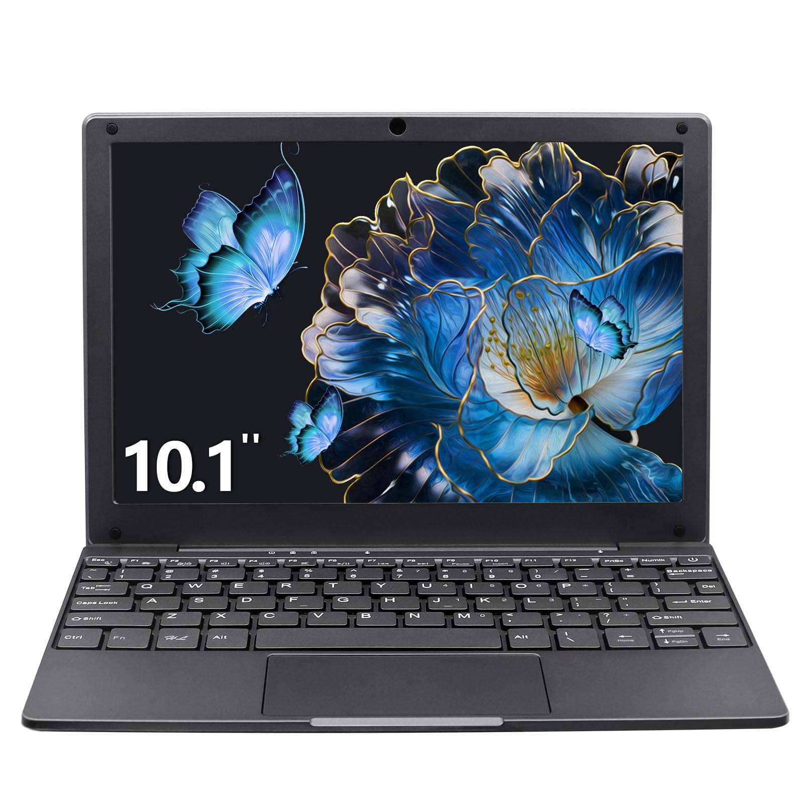 LONGEVINCE Piccolo mini laptop,10,1 pollici (0,79 kg),ultra sottile e leggero netbook Windows 11,Celeron N4020,8 G DDR4,webcam,USB 3.0,tipo C,HDMI,perfetto per bambini e adulti (Grigio, 8G+512G SSD)