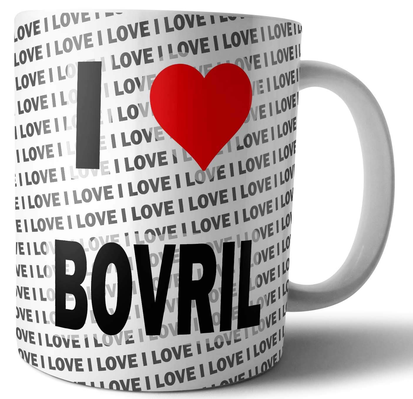 I Love Bovril - Tea - Coffee - Mug - Cup - Birthday - Christmas - Gift