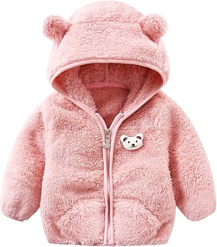 Chaqueta de forro polar para bebé, ropa de vino para niña, abrigo para niños pequeños