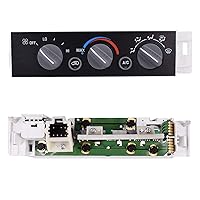 Vista 3 de Módulo de panel de interruptor de control del calentador A/C sin desempañador de ventana trasera para camioneta Chevy GMC 1996-2002 reemplaza