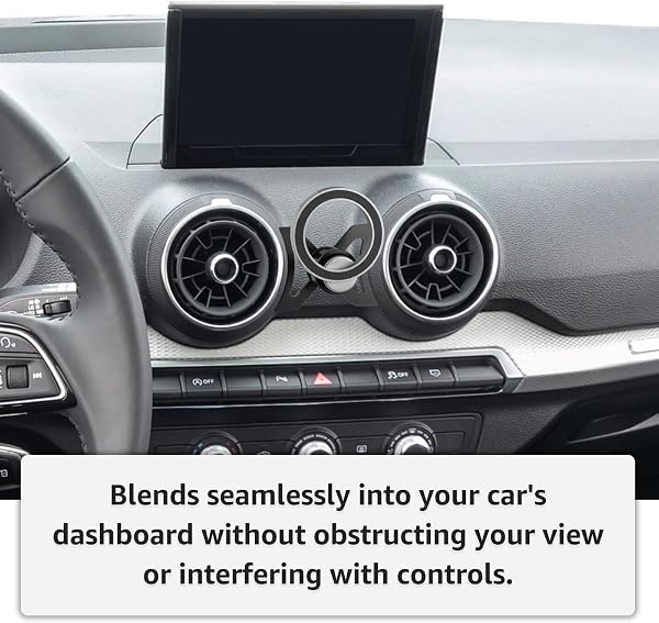 AYADA Magnetic Phone Holder Compatible with Q2, Compatible with Magsafe for iPhone 15/14/13/12, 2017 2018 2019 2020 2021 2022 2023 SUV Accessories Door Phone Holder Phone Mount - 3