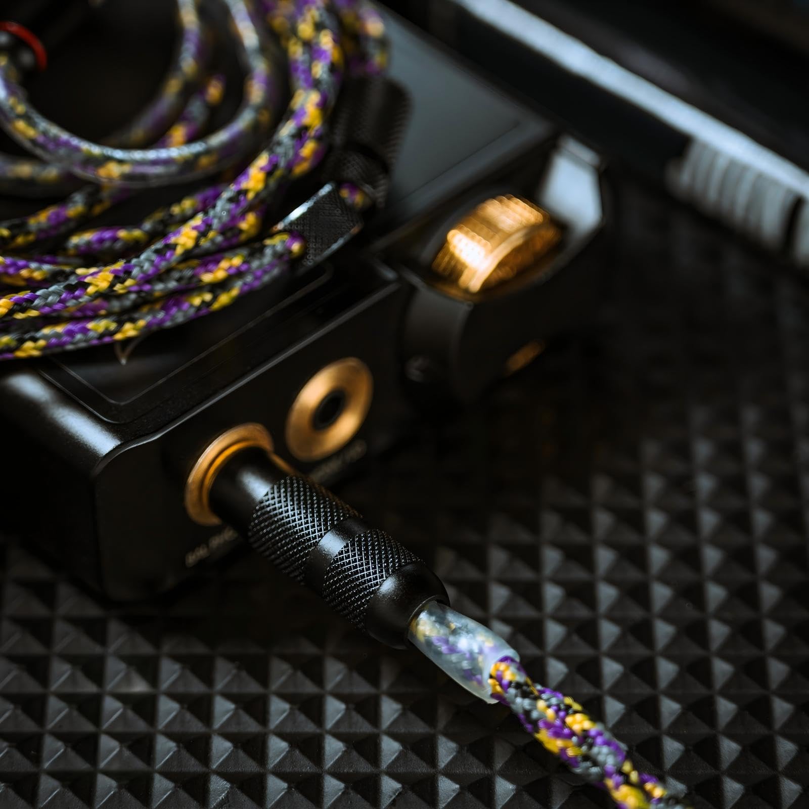 Yongse 1947 - Cable de auriculares chapado en plata de cobre de un solo cristal, cable de actualización Litz de cobre 5N-0CC con longitud personalizable, diseño profesional de audiófilo