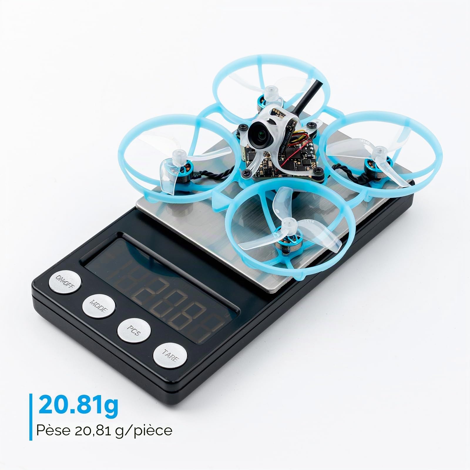 BETAFPV Air75 II Brushless Whoop Quadcopter Ultralight for FPV Freestyle | 1S Ultra-Lightweight FPV Drone, with Matrix 5IN1 II FC, 0802 22000KV Brushless Motor, 1614-3B Prop, Air II Canopy & Frame