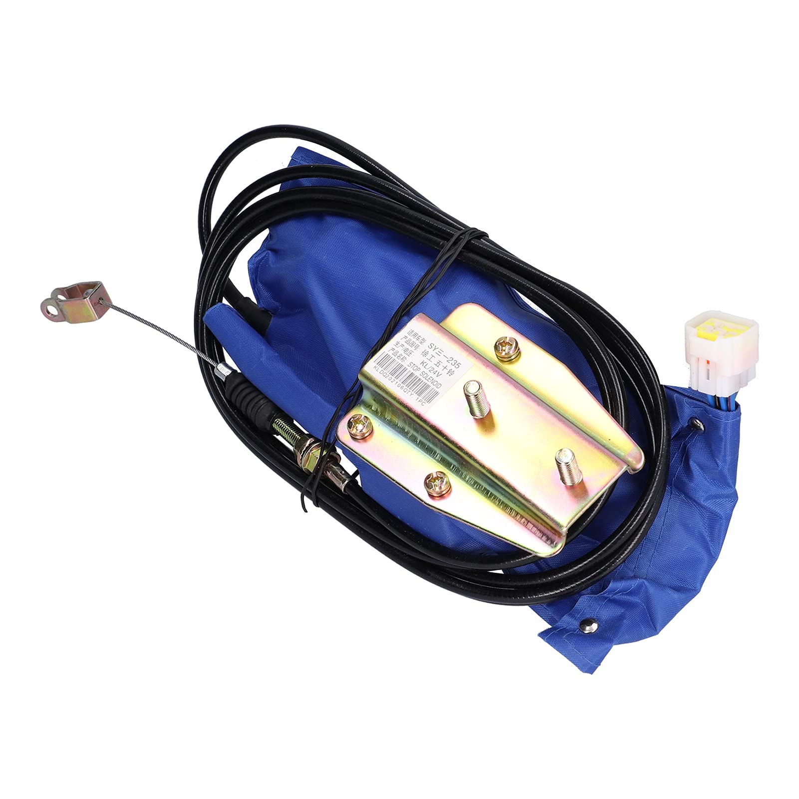 Stoppmagnetmotor, Stoppmagnetmotor CG-02-006 24-V-Stoppmagnetventil für SY-Baggermotorteile, Landwirtschaftliche Traktoren und Landwirtschaftliche