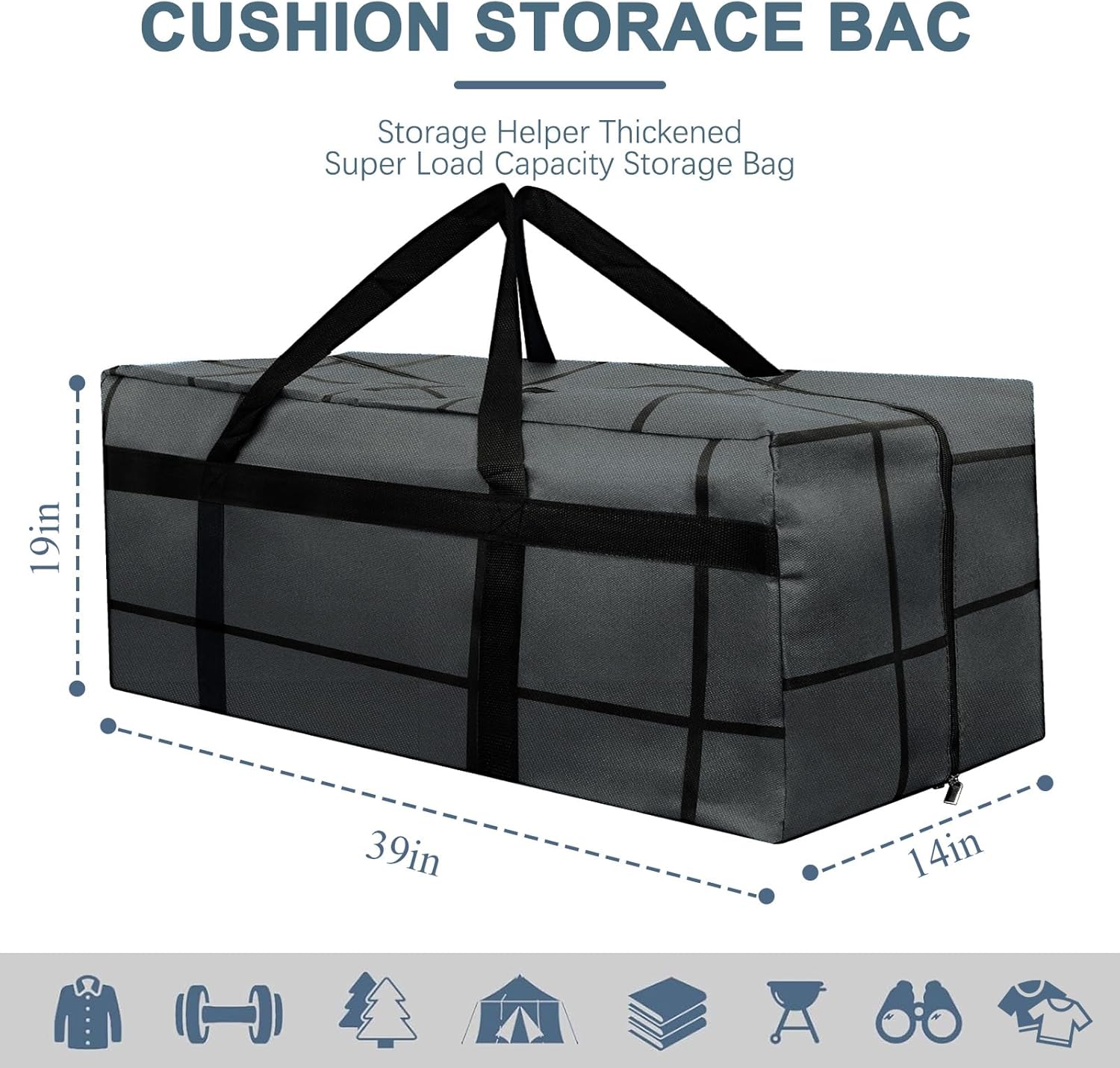 8Pack Extra Large Heavy Duty Moving Bags with Zippers & Reinforced Handles Heavy-Duty Storage Totes – Moving Boxes for Clothes, College Supplies, and Moving – Waterproof & Foldable (Extra Large)