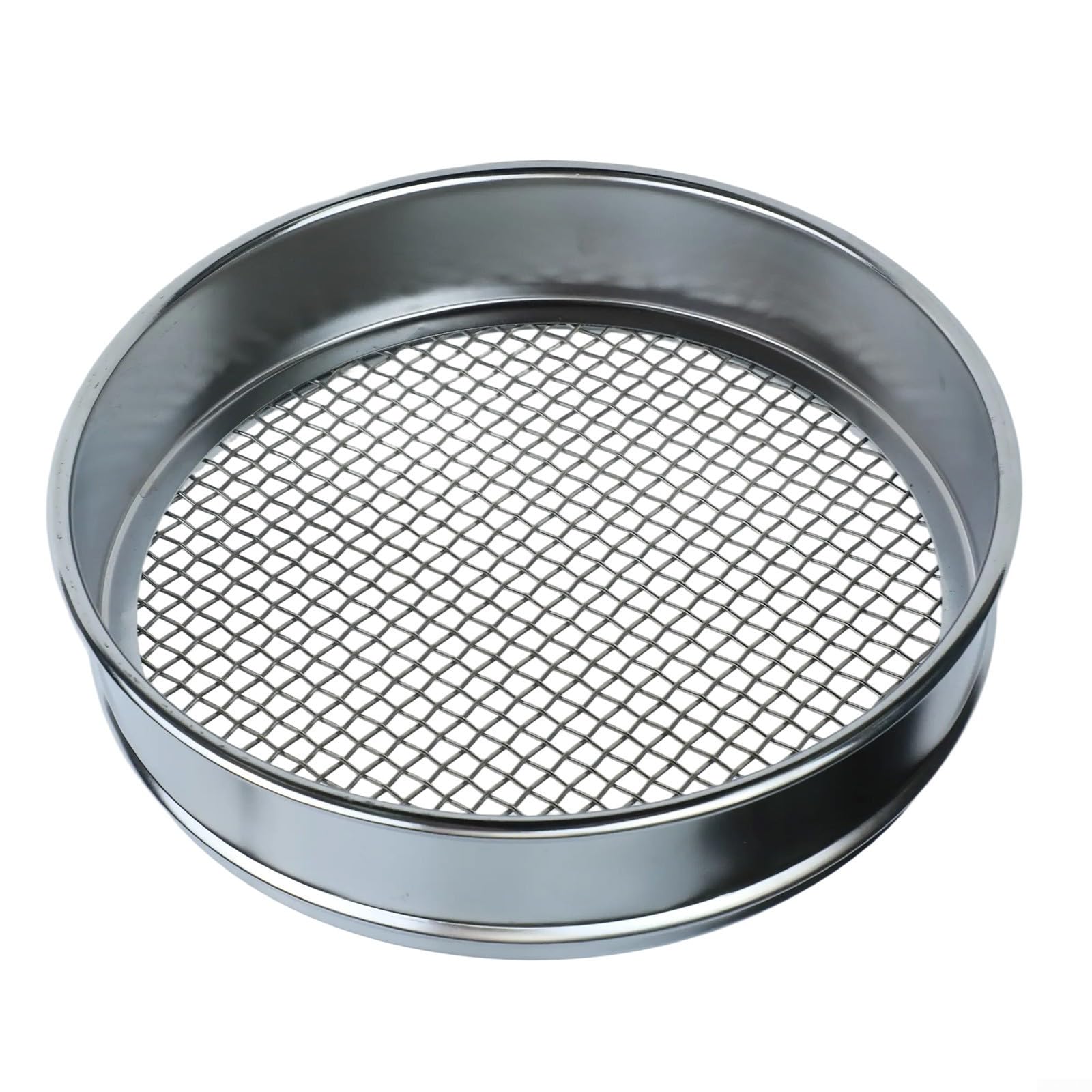 Tamis en maille chromée de 20 cm, criblage de laboratoire, 4 mailles 600 mailles épaississantes double couche pour expériences de laboratoire de l'industrie alimentaire (4 mailles)