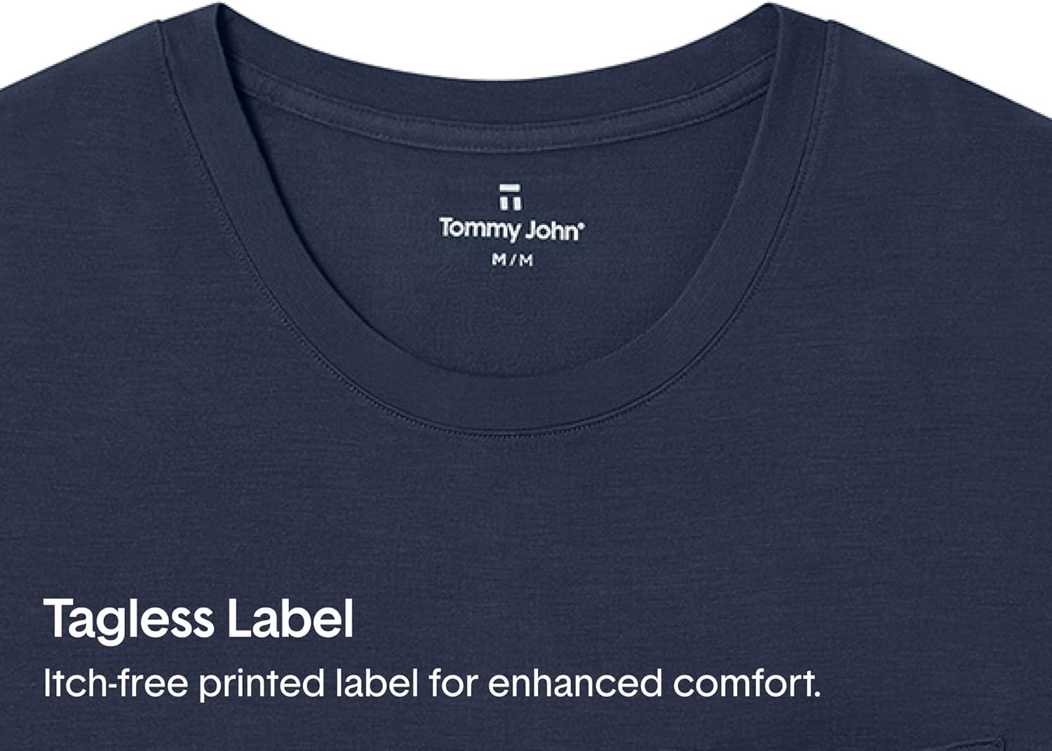 Tommy John Men's Second Skin Modal Short Sleeve Crew Neck Sleep Tee - Image 5