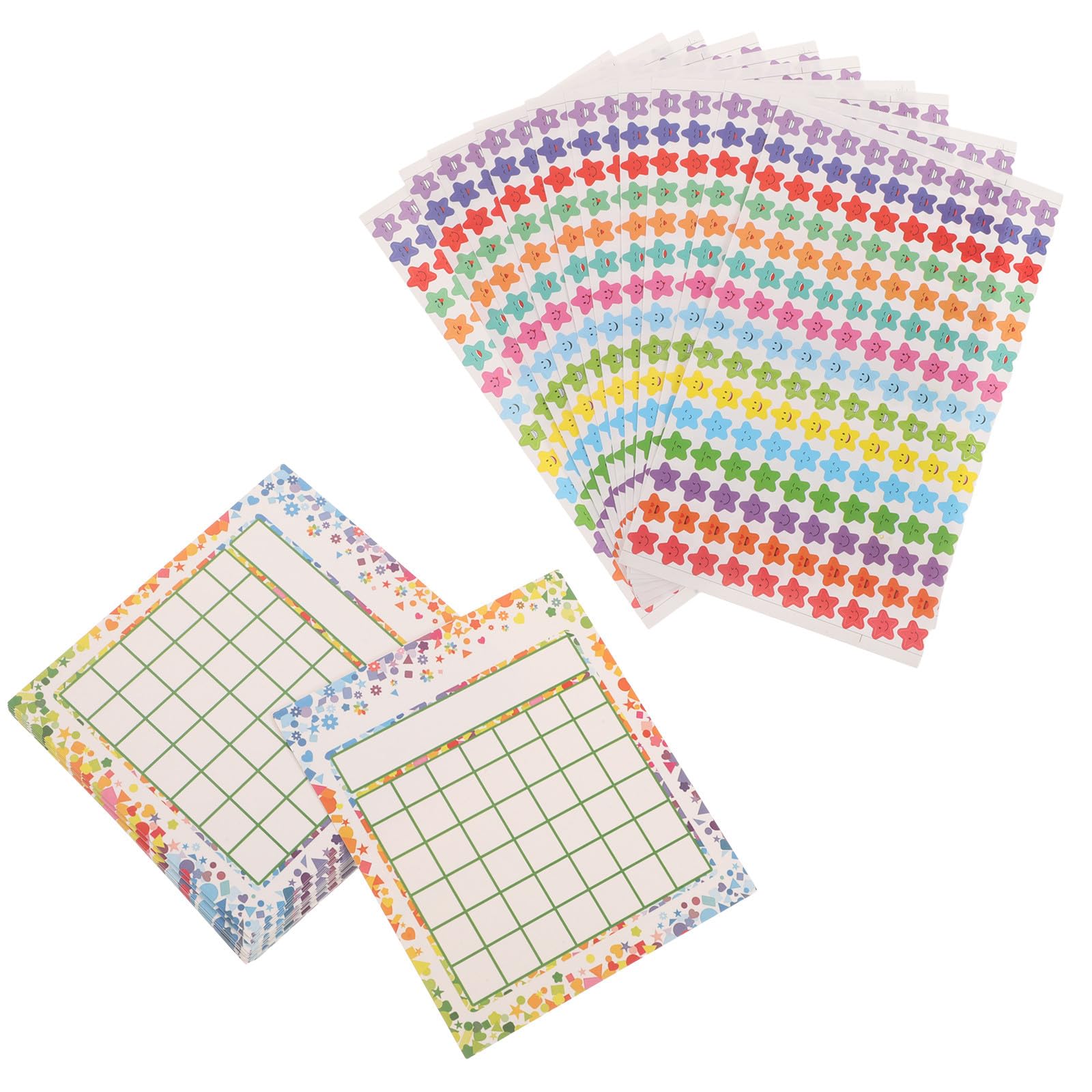 4 Sets Motivierende Aufkleber aus Selbstklebendem Papier für Grundschule und Klassenzimmer Weiß Dekorativ und Einzigartig für Lehrer und Unterrichtsförderung