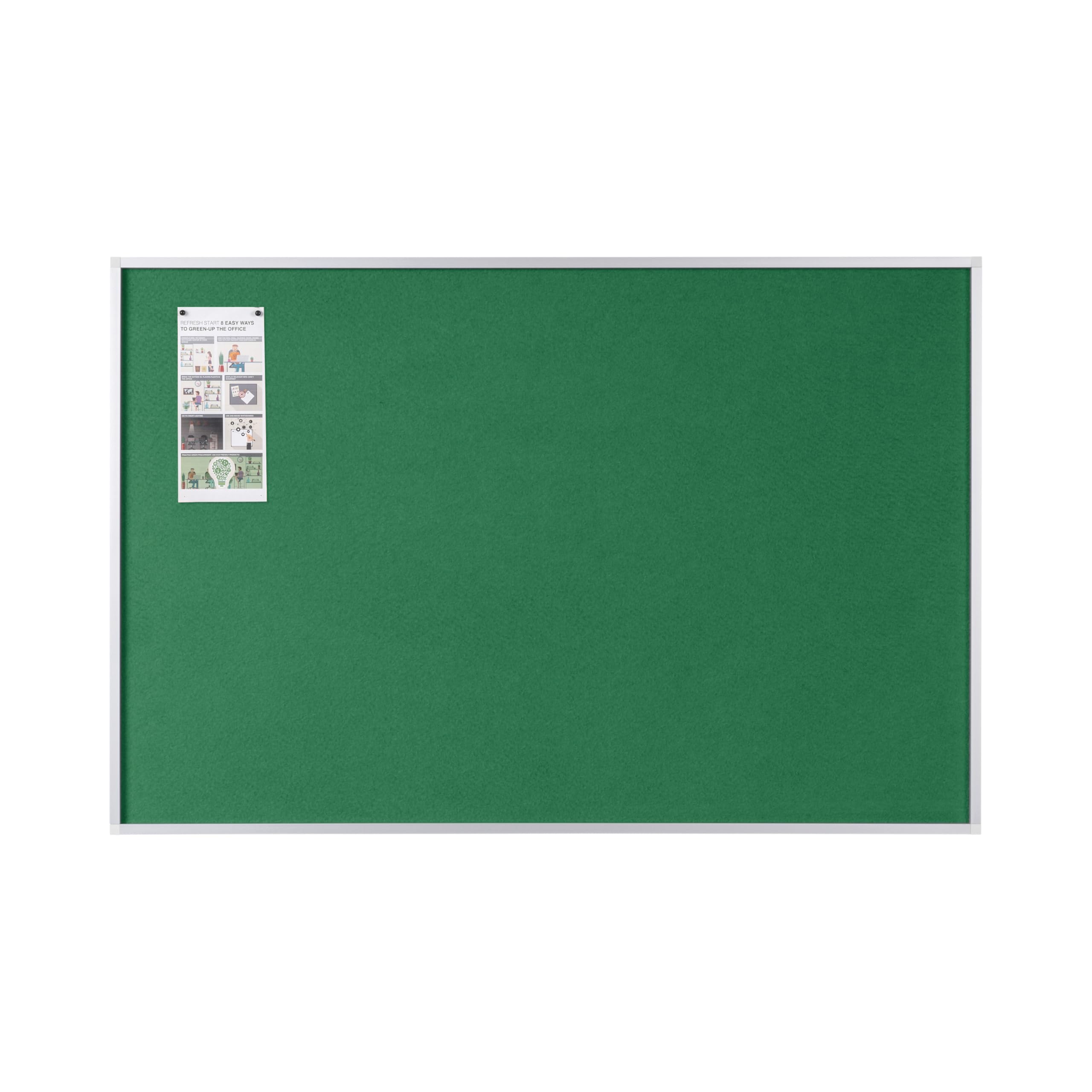 Bi-Office New Generation Maya Pin Board Felt 900 x 600 mm grün