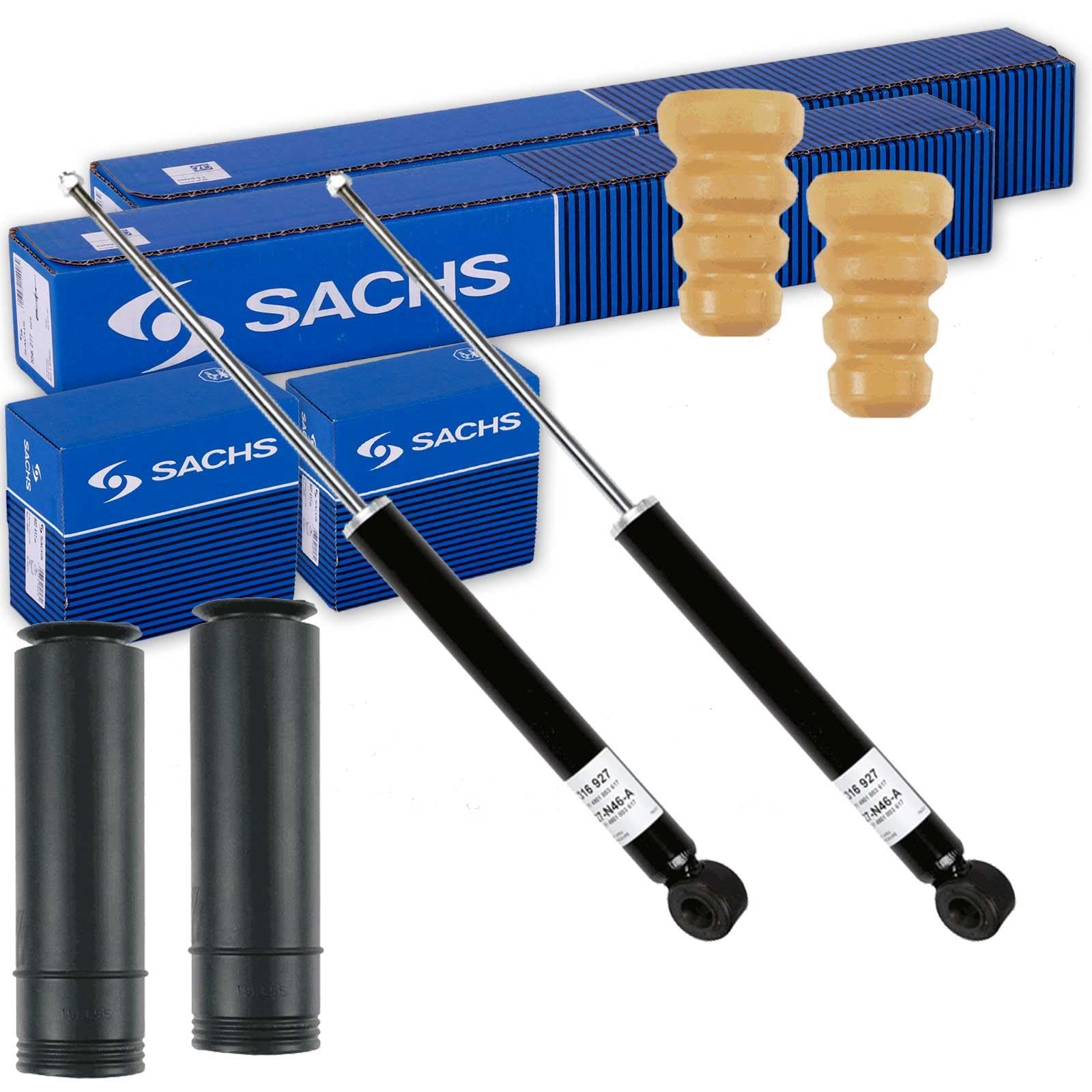2x Sachs Stoßdämpfer+Protection Kit hinten