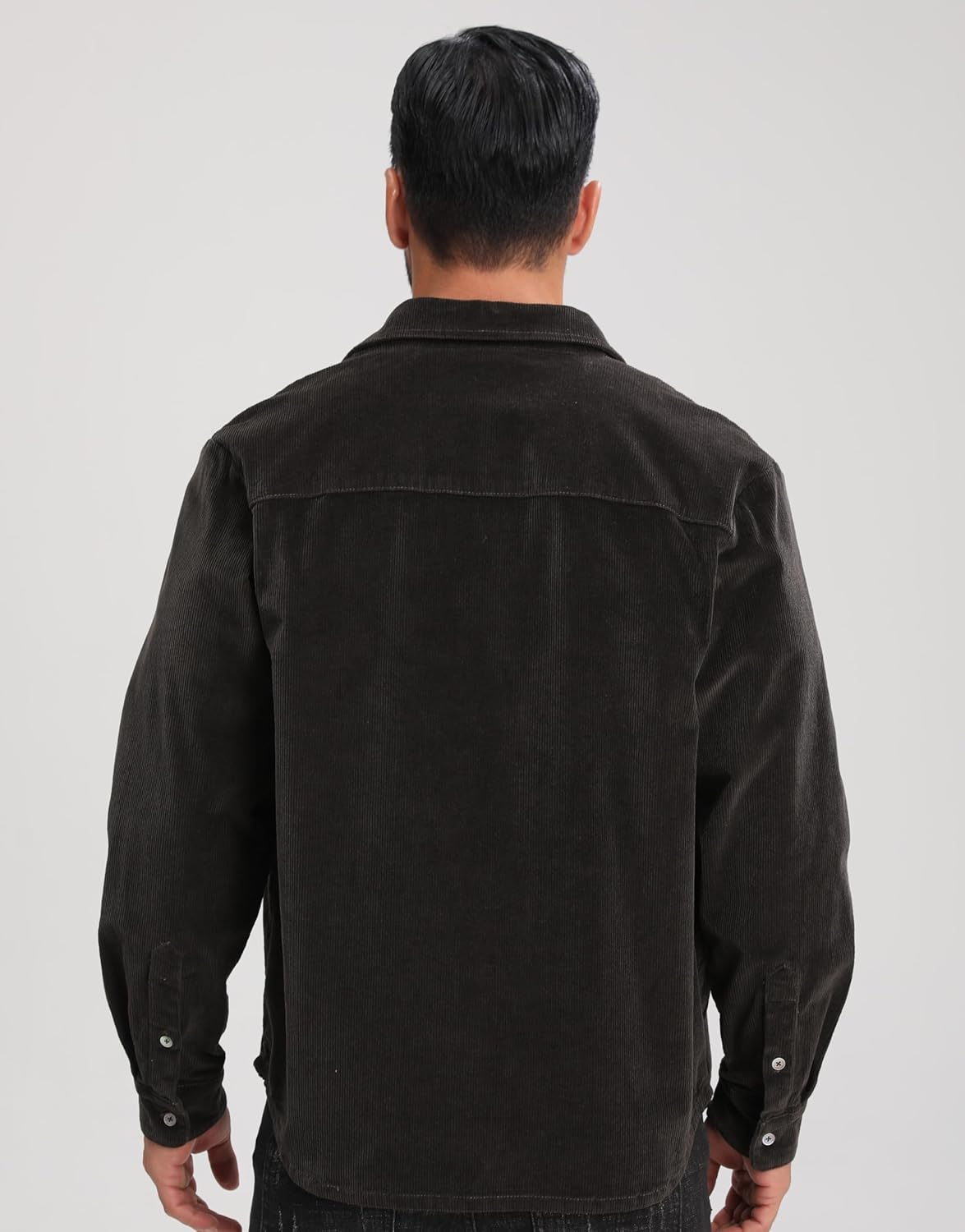 TEGIAS Mens Corduroy Shirt Jacket Shirt Casual Shacket - Image 6
