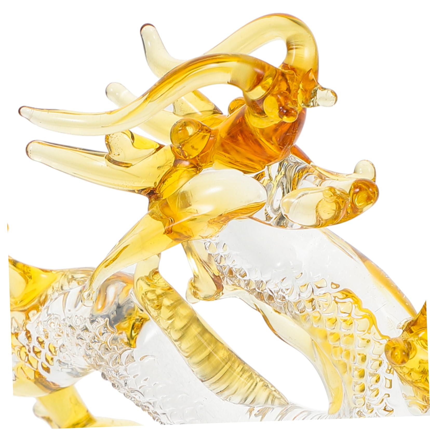 TOPBATHY 3st Kristall-Drachen-Ornamente Schmücken Wohnkultur Kunsthandwerk Statue Hausskulptur Drachenfigur Drachenskulptur Tierornament Sternzeichen Drache Figur Quarz Glas