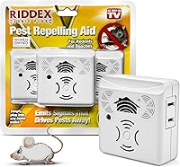 Vista 1 de Riddex Sonic Plus repelente de plagas con salidas laterales, juego de 3