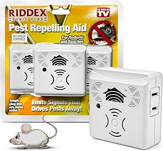 Riddex Ultrasonic Pest Repeller with Extra Outlets