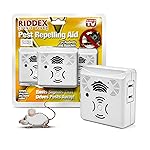 Riddex Sonic Plus Ultrasonic Pest Repeller, Plugs in with extra Outlets Indoor Use - Insect Repellent - Bug Repellents for Home Defense - Protect Against Rodents & Insects, Chemical Free(3 Pack White)