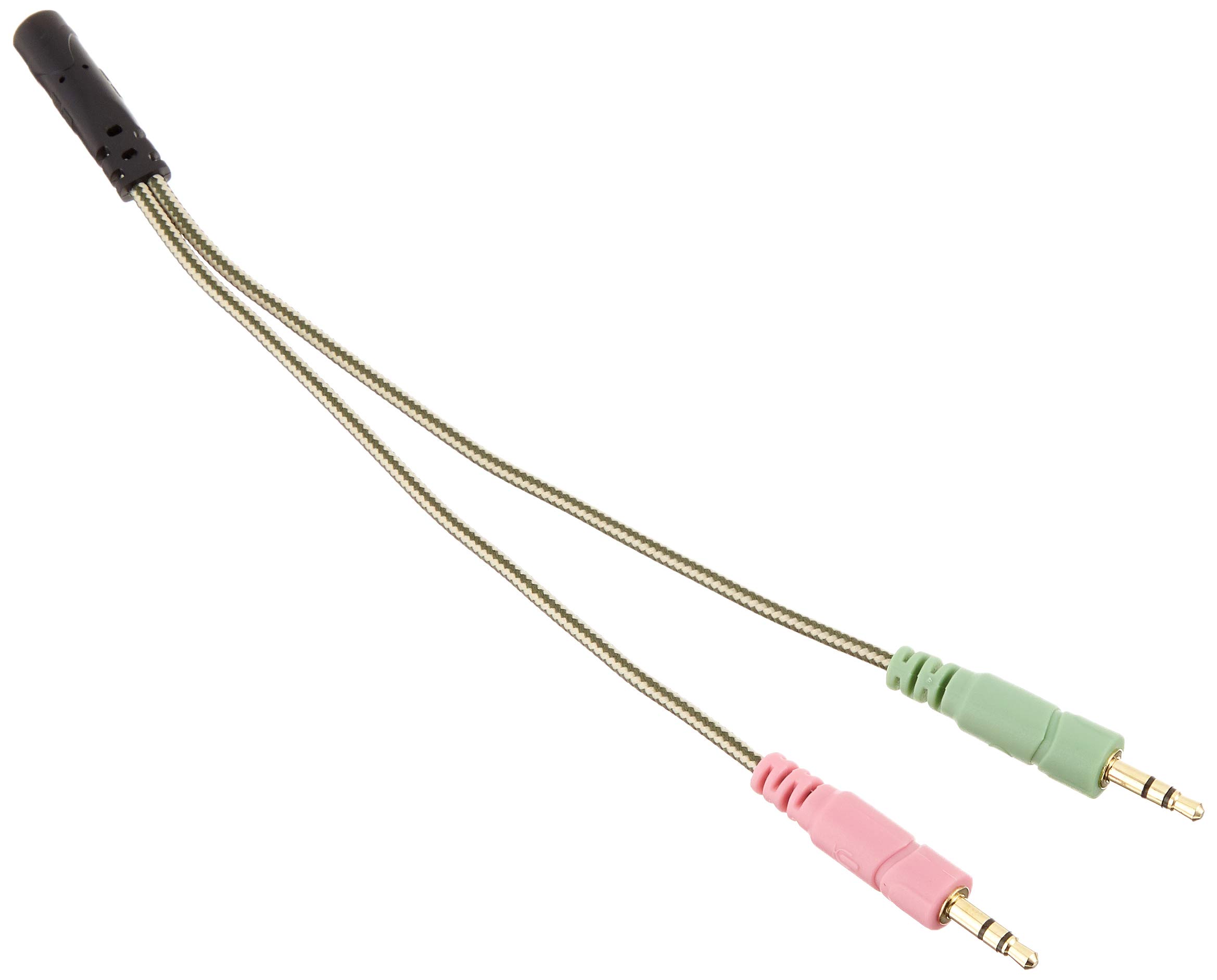 Headset Splitter Cable for PC,3.5mm Jack Headphones Adapter Kit Mutual Convertors for PC