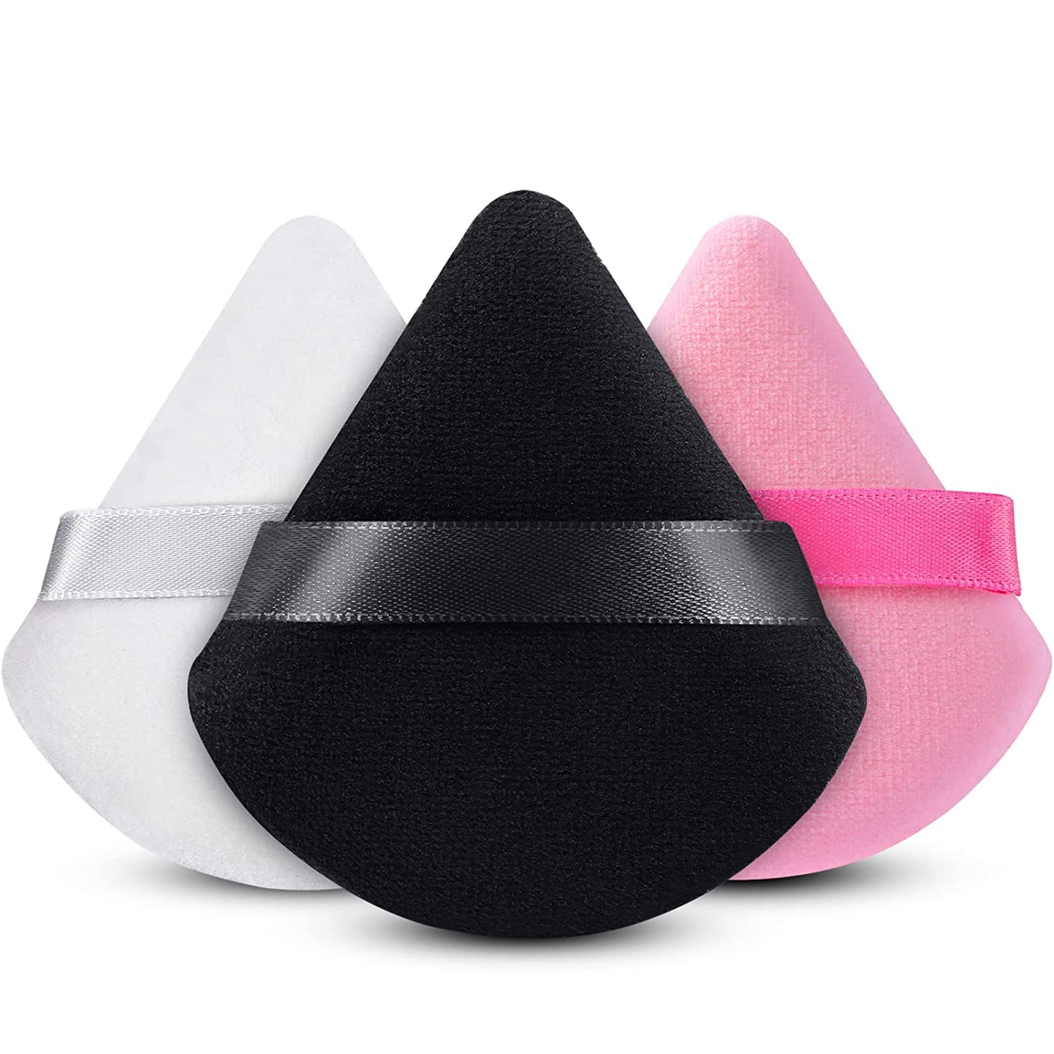 Triangle Powder Puff, Soft Plush Powder Puff, For Loose Powder & Liquid Cosmetic, Makeup Foundation Puff Makeup Tool