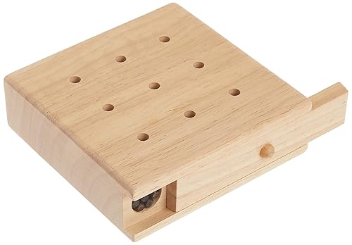 Miniatura 6 de Baseline - 453602 453602 Tablero de clavijas de madera de 9 agujeros para mejorar la coordinación motora fina, la destreza del dedo, la