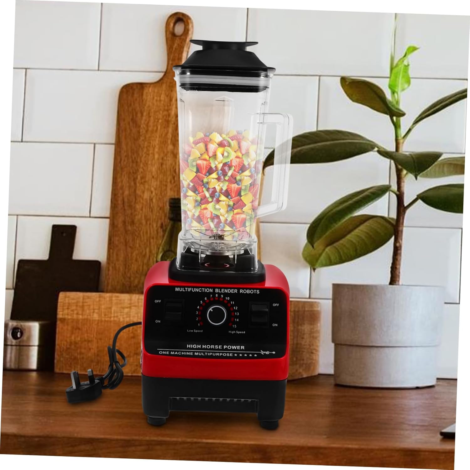 Replaceable Empty Blending Cup Plastic Blender Replacement Cup with Cover for Juicing and Mixing Needs Easy to Clean and Design