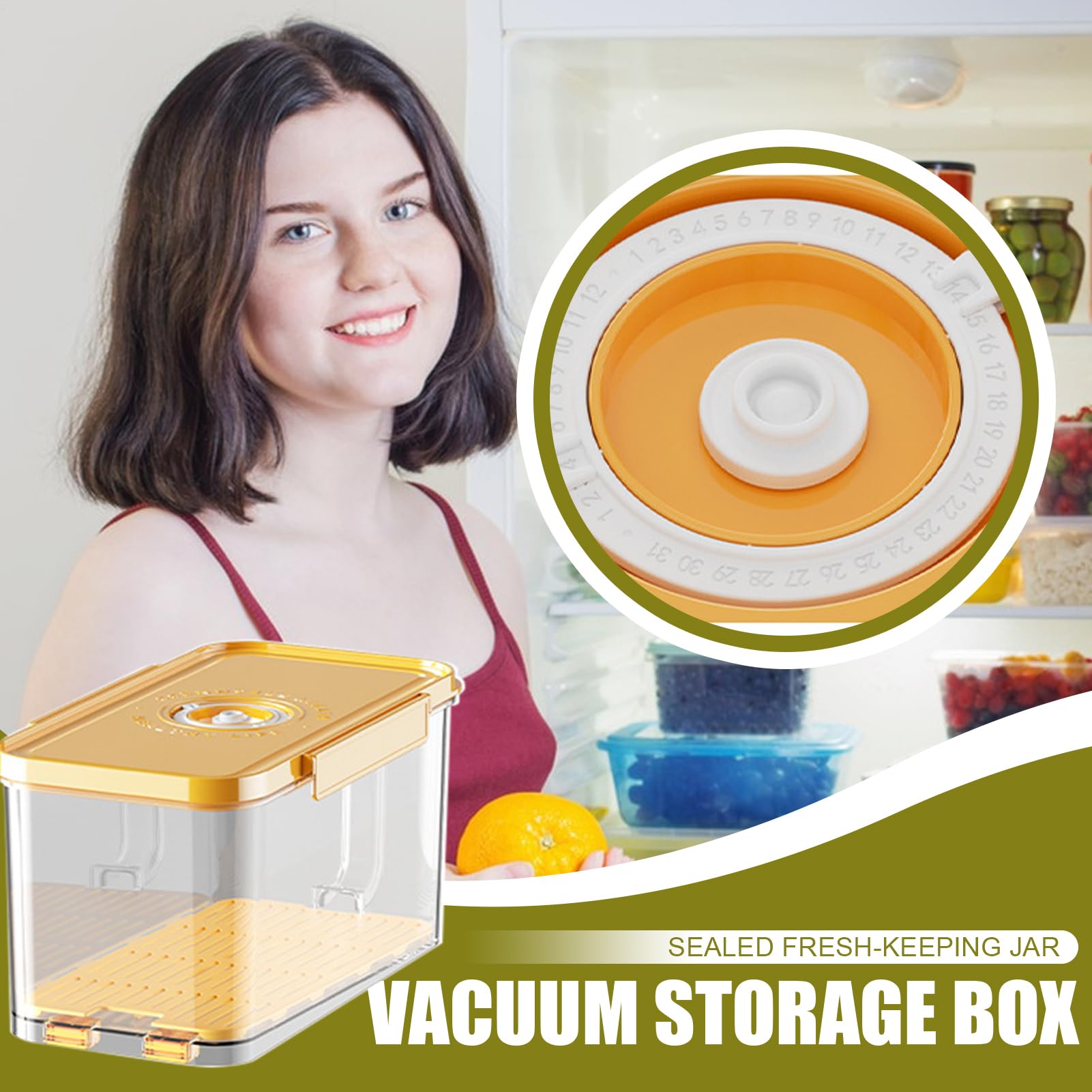 Sigillare contenitori di stoccaggio alimentari,Contenitore di immagazzinaggio alimentare | Contenitori di stoccaggio a prova di perdite con scatola di immagazzinaggio con pompa a vuoto,Contenitore