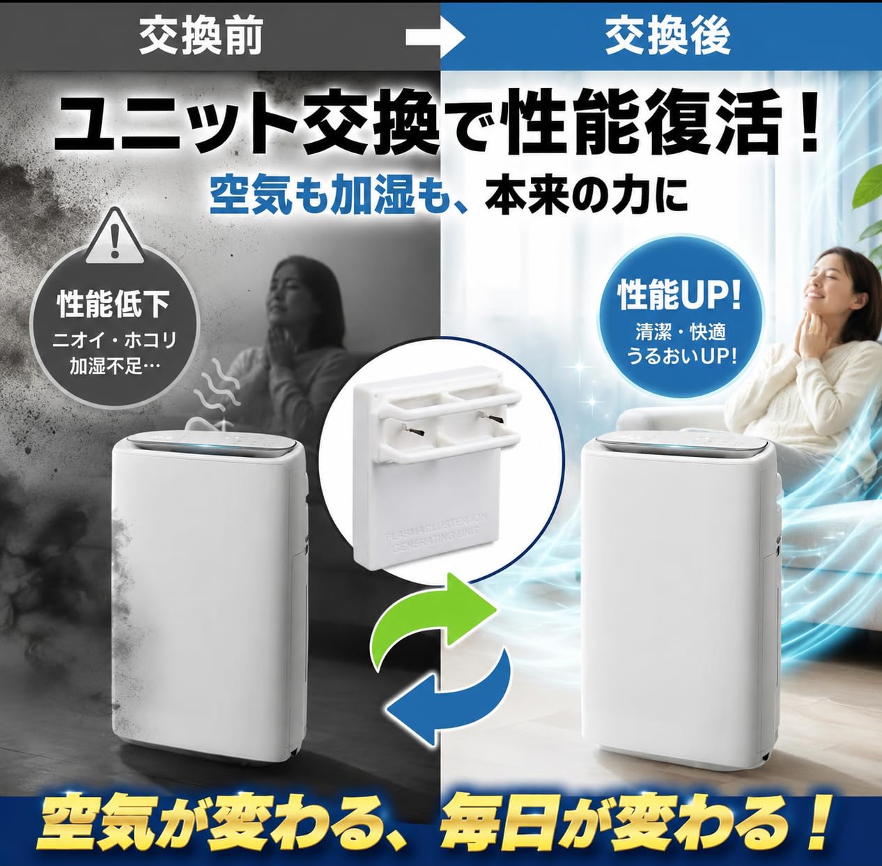 空気清浄機・イオン発生器 KENCOS&4 Amazon | 【純正品】シャー ブ製 IZ-C90M R空気清浄機用交換用