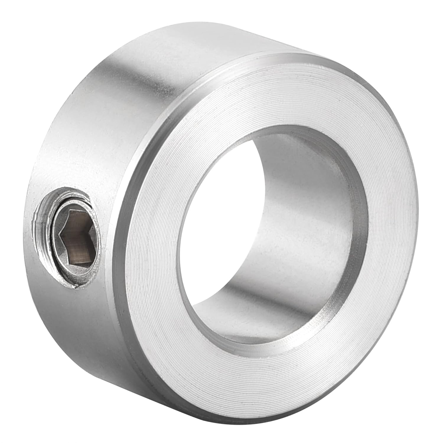 uxcell Drill Stop 3/4" I.D. Stainless Steel for Set Screws Chuck Woodworking Drill Bits Depth Holder 2Pcs