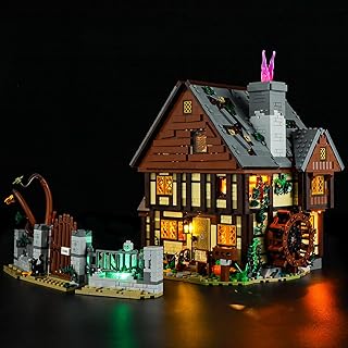 LED Light for Lego-21341 Ideas Disney Hocus Pocus: The Sanderson Sisters' Cottage Building Blocks Model (Lego Set NOT Included)